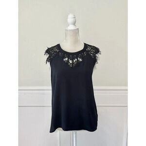 Stitch Fix Brixon Ivy Black Lace Blouse Tank S